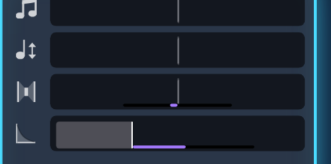 S1 Pan with a bipolar modulation range extending both ways from centre